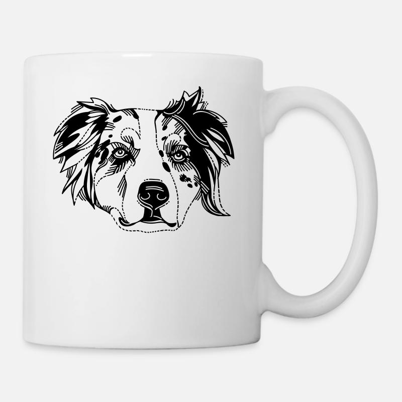 Australian Shepherd - Tasse - Weiß