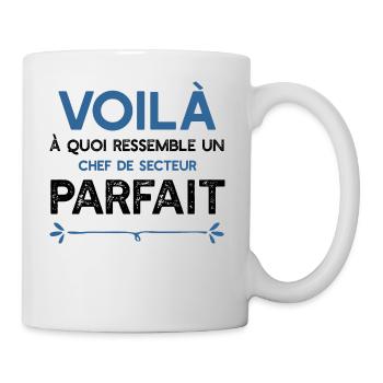 Un Chef de secteur parfait métier cadeau - Mug blanc - blanc - Droite