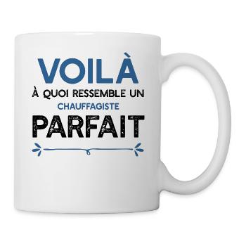 Un Chauffagiste parfait métier cadeau - Mug blanc - blanc - Droite