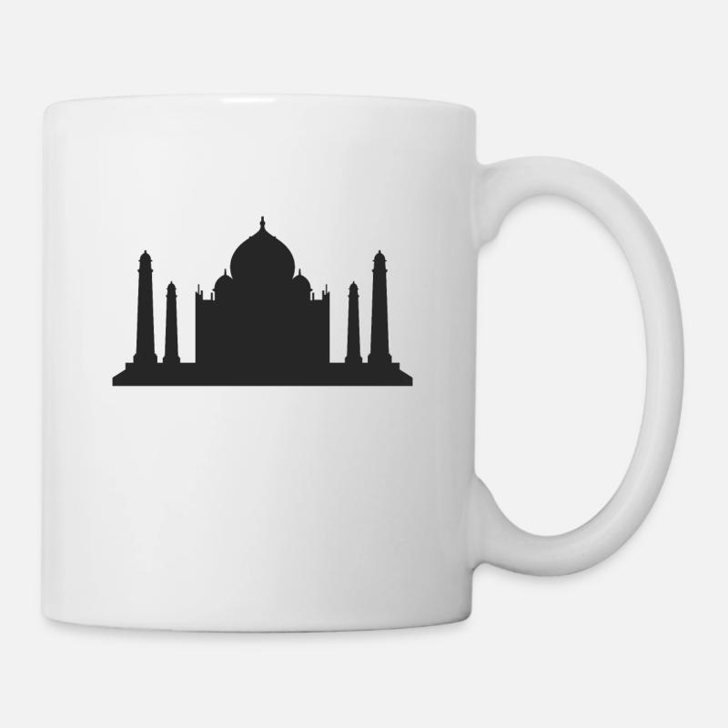taj mahal - Mug blanc - blanc