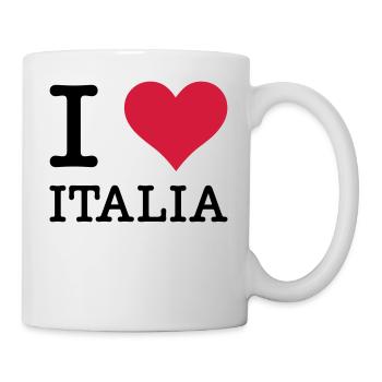 I Love Italia - Tasse - Weiß - Rechts