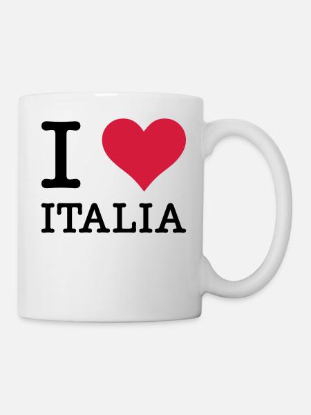I Love Italia - Tasse - Weiß