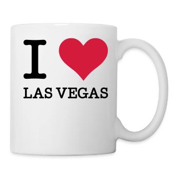 J'aime Las Vegas - Mug blanc - blanc - Droite