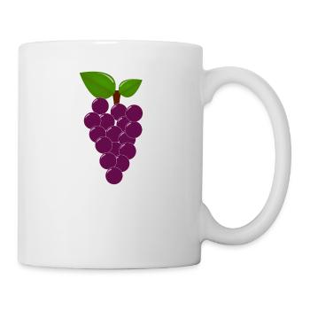 raisin - Mug blanc - blanc - Droite