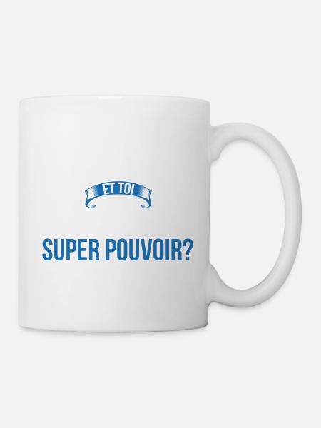 Country super pouvoir homme - Mug blanc - blanc