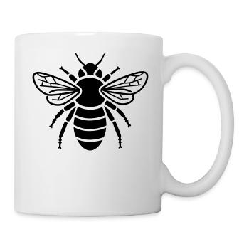 Abeille - insectes - Mug blanc - blanc - Droite