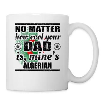 no matter dad cool father gift Algeria png - Mug - white - Right