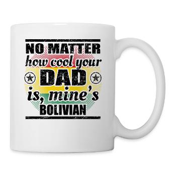 no matter dad cool father poison Bolivia png - Mug - white - Right