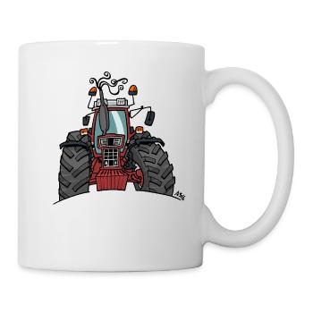 501 Red tractor 1055XL - Mug - white - Right