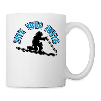 libérer vos talons pour - Mug blanc - blanc - Droite