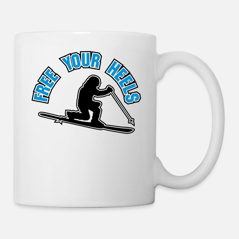 free your heels z - Tasse - Weiß