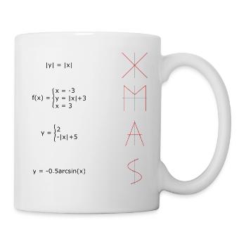 ALLES IST LIEBER MATH AM WEIHNACHTEN - Tasse - Weiß - Rechts
