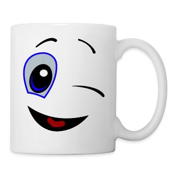 Comic-2 - Tasse - Weiß - Rechts