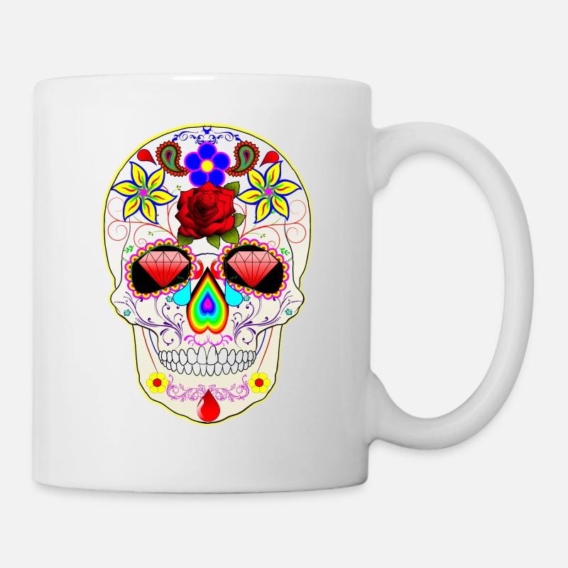 Mexican skull - Mug blanc - blanc