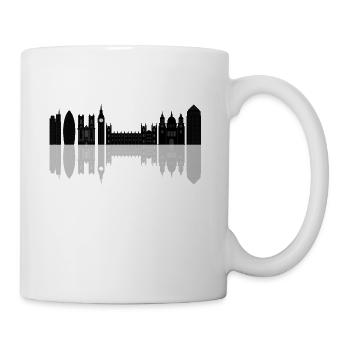Skyline von London - Tasse - Weiß - Rechts