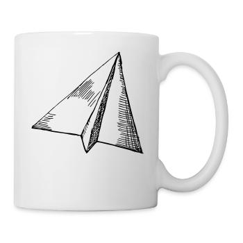 Paper planes - flying - Mug - white - Right