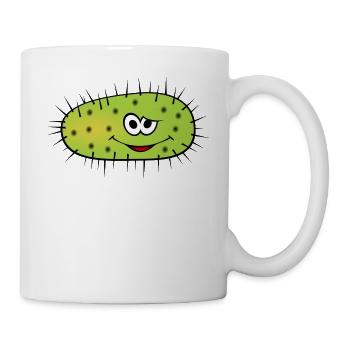 Green Bacteria Monster - Mug - white - Right