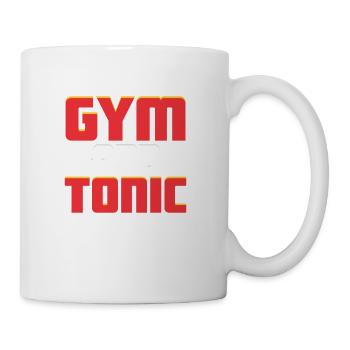 GYM AND TONIC GIN TRINKER TRAINING SPORT - Mug blanc - blanc - Droite