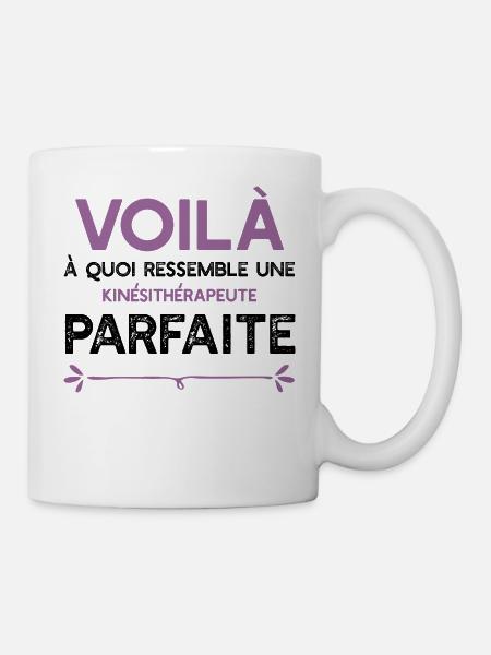 Une Kinésithérapeute parfaite cadeau - Mug blanc - blanc