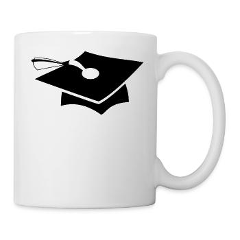 school schule lernen teacher lehrer pencil stift p - Tasse - Weiß - Rechts