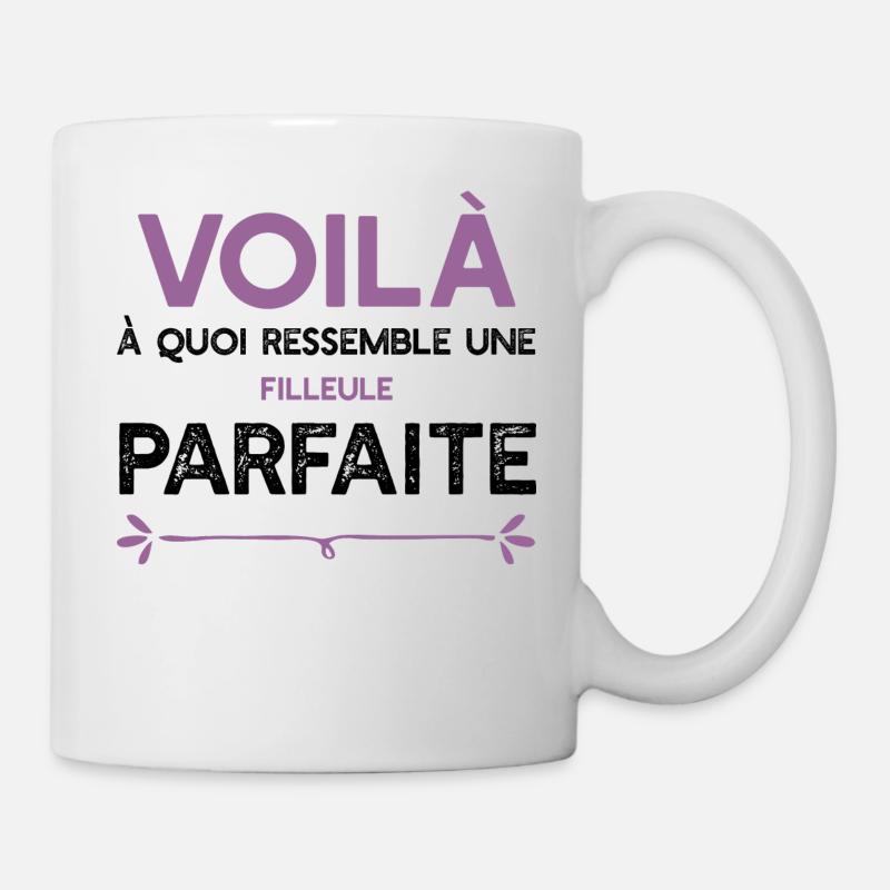 Une Filleule parfaite cadeau - Mug blanc - blanc