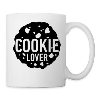 cookie lover - Tasse - Weiß - Rechts