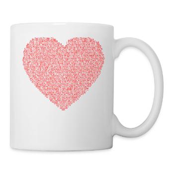 heart - Mug - white - Right