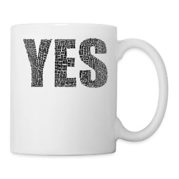 YES - Tasse - Weiß - Rechts