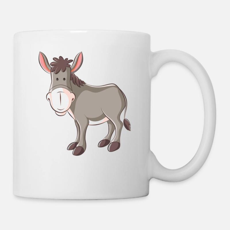 Esel - Tasse - Weiß