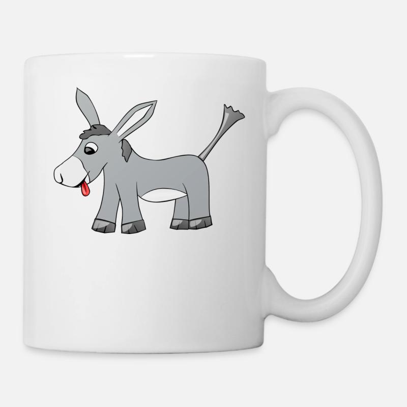 Esel - Tasse - Weiß