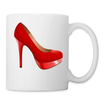 High heels - Mug - white - Right