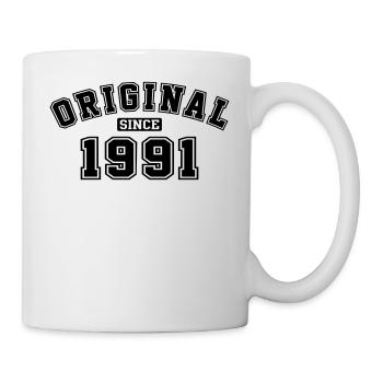 Original Since 1991 College Style - Tasse - Weiß - Rechts