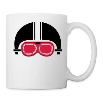 motorbike - Tasse - Weiß - Rechts