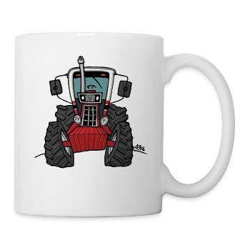 0280 Red tractor 1086 - Mug - white - Right