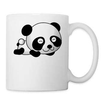 Doux Panda - Mug blanc - blanc - Droite