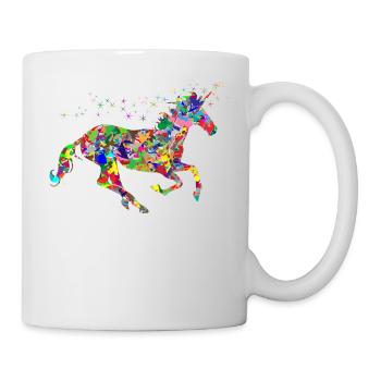 licorne - Mug blanc - blanc - Droite