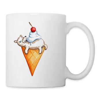 Eis Eis Baby - Eisbär - Tasse - Weiß - Rechts
