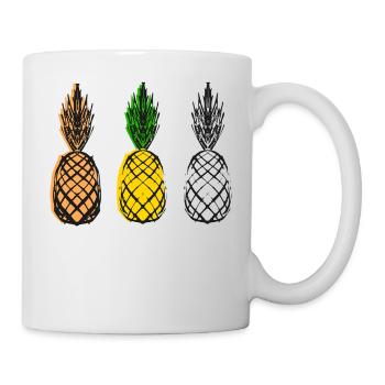 Ananas - Mug blanc - blanc - Droite