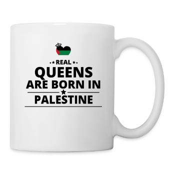 GESCHENK QUEENS LOVE FROM PALESTINE PALESTINA - Tasse - Weiß - Rechts