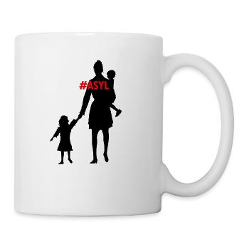 , Refugees welcome - Mug blanc - blanc - Droite