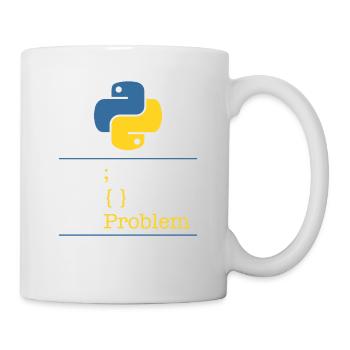 Python no problem - Mug - white - Right