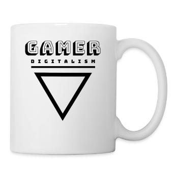 GAMER GAMING GEEK VIDEO GAME TREND DIGITALISM - Mug - white - Right