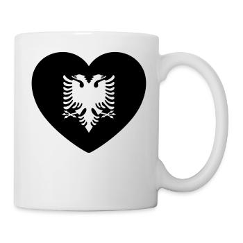 Albanien - Tasse - Weiß - Rechts