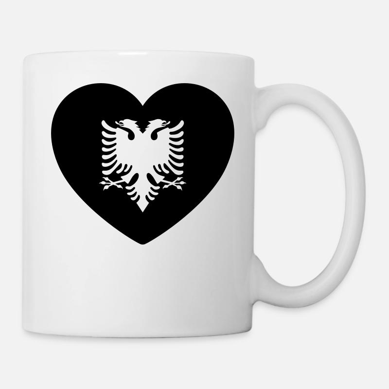 Albanien - Tasse - Weiß