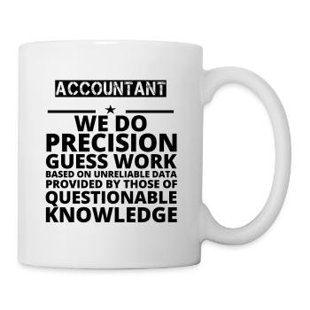 gift problem precision job ACCOUNTANT - Tasse - Weiß - Rechts