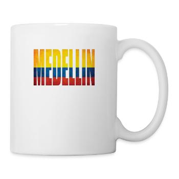 Kolumbien Medellín - Tasse - Weiß - Rechts