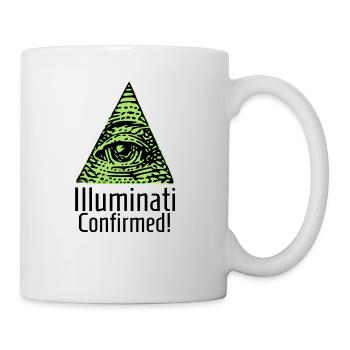 Illuminati Confirmed funny gift - Mug - white - Right
