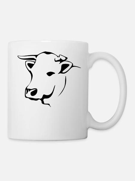 Kuh - Tasse - Weiß
