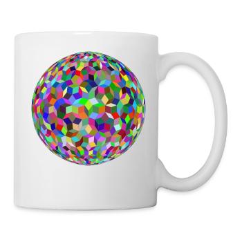 Disco ball - Mug blanc - blanc - Droite