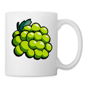 Cépages - Mug blanc - blanc - Droite